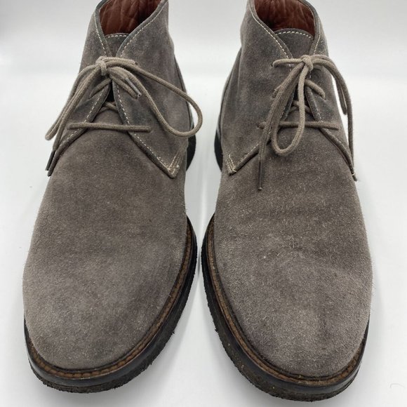 Johnston & Murphy Copeland Chukka Suede Ankle Boots Gray 25-1567 *sold on eBay* - Picture 5 of 11